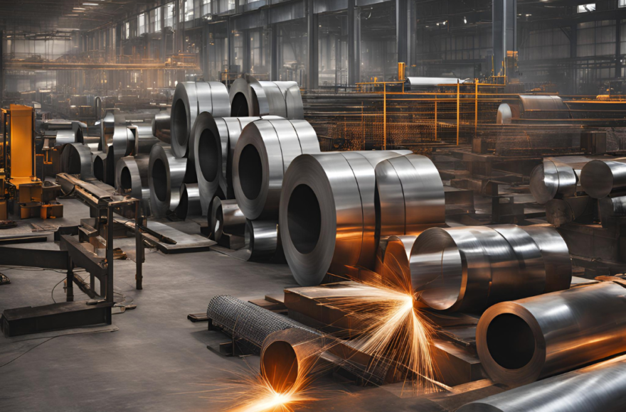 Steel and metal products, including nails, bolts, steel plates, and wires, are vital for construction and industrial applications, ensuring strength and durability.