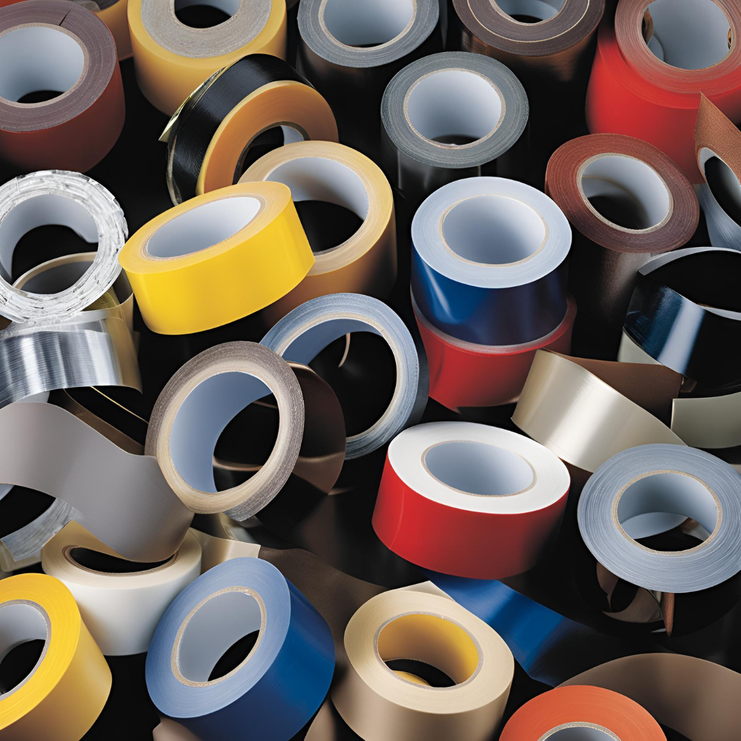 Tapes like Armak Electrical Tape, Miles Teflon Tape, and fiberglass tapes provide reliable adhesive, sealing, and heat-resistant solutions across various industries.