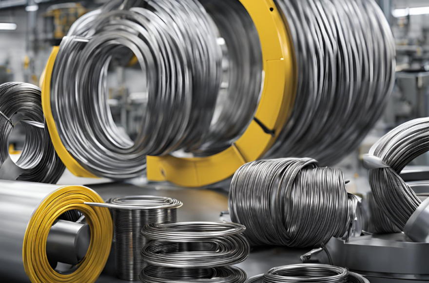 Spring wire from Hunter provides strength and durability for tension and compression applications, ensuring reliable performance in mechanical systems.